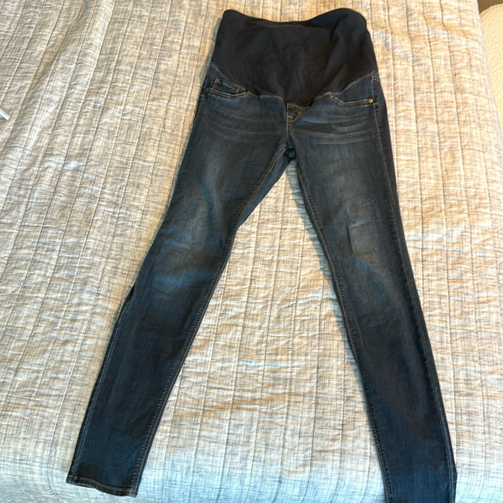 Super skinny high rib Mama maternity jeans